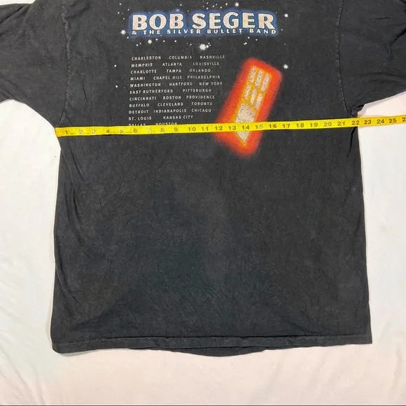 Bob Seger & The Silver Bullet Band Concert T-shirt XL - Picture 5 of 5